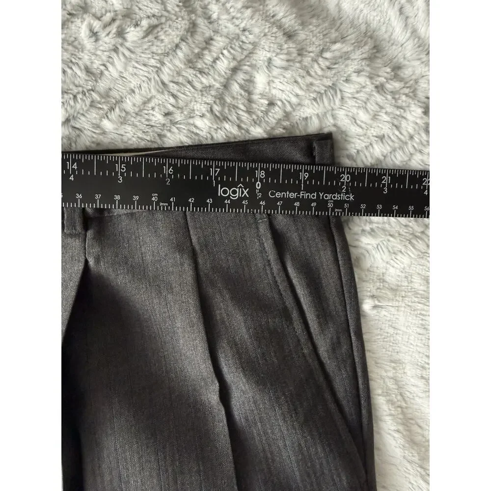 Hickey Freeman Bespoke Loro Piana Super 120s Wool Suit Gray Mens 42R 39x31